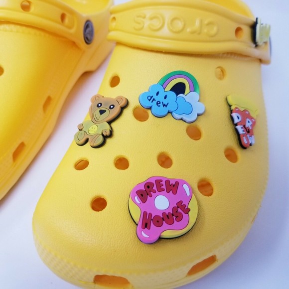 CROCS Shoes Crocs X Justin Bieber X Drew House Yellow Classic Clog